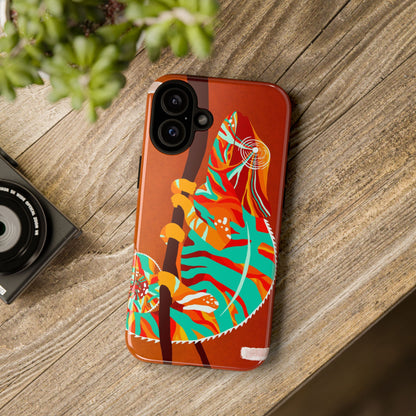 Chameleon Phone Case - Vibrant Artistic Design, Tough Cases for Animal Lovers, Unique Gift, Eco-Friendly Protection