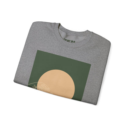Nature-Inspired Unisex Crewneck Sweatshirt, Cozy Casual Wear, Gift for Outdoor Lovers, Perfect for Fall and Winter