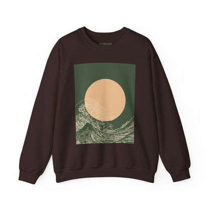 Nature-Inspired Unisex Crewneck Sweatshirt, Cozy Casual Wear, Gift for Outdoor Lovers, Perfect for Fall and Winter