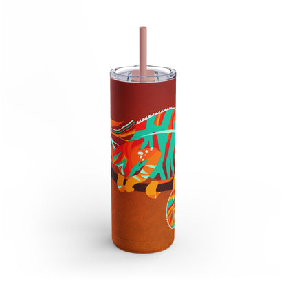 Colorful Animal Print Tumbler, 20oz, Eco-Friendly Travel Mug, Unique Gift for Wildlife Lovers, Party or Everyday Use, Stylish Drinkware