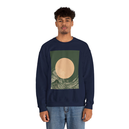 Nature-Inspired Unisex Crewneck Sweatshirt, Cozy Casual Wear, Gift for Outdoor Lovers, Perfect for Fall and Winter