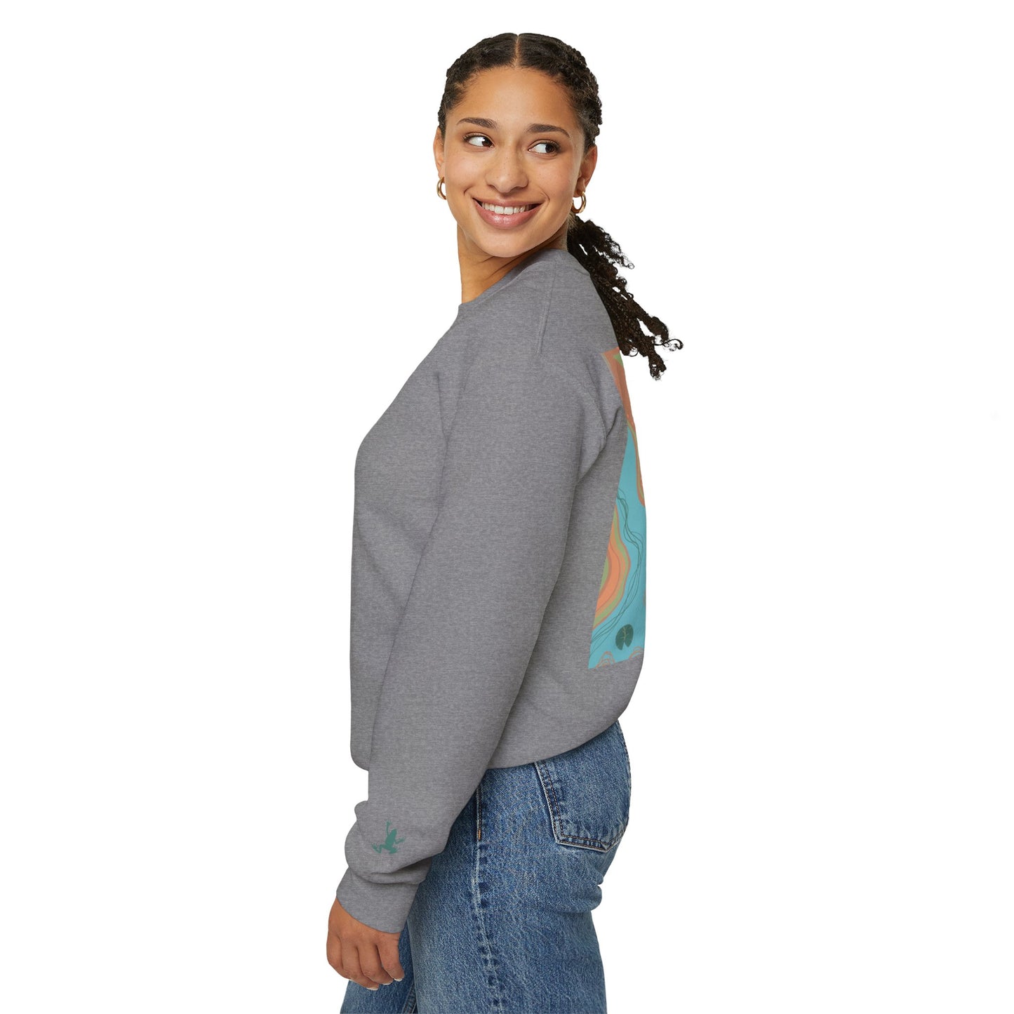 Bohemian Crewneck Sweatshirt, Cozy Sweatshirt for Art Lovers, Unique Graphic Apparel, Perfect Gift for Everyday Wear, Trendy Fashion Hoodie