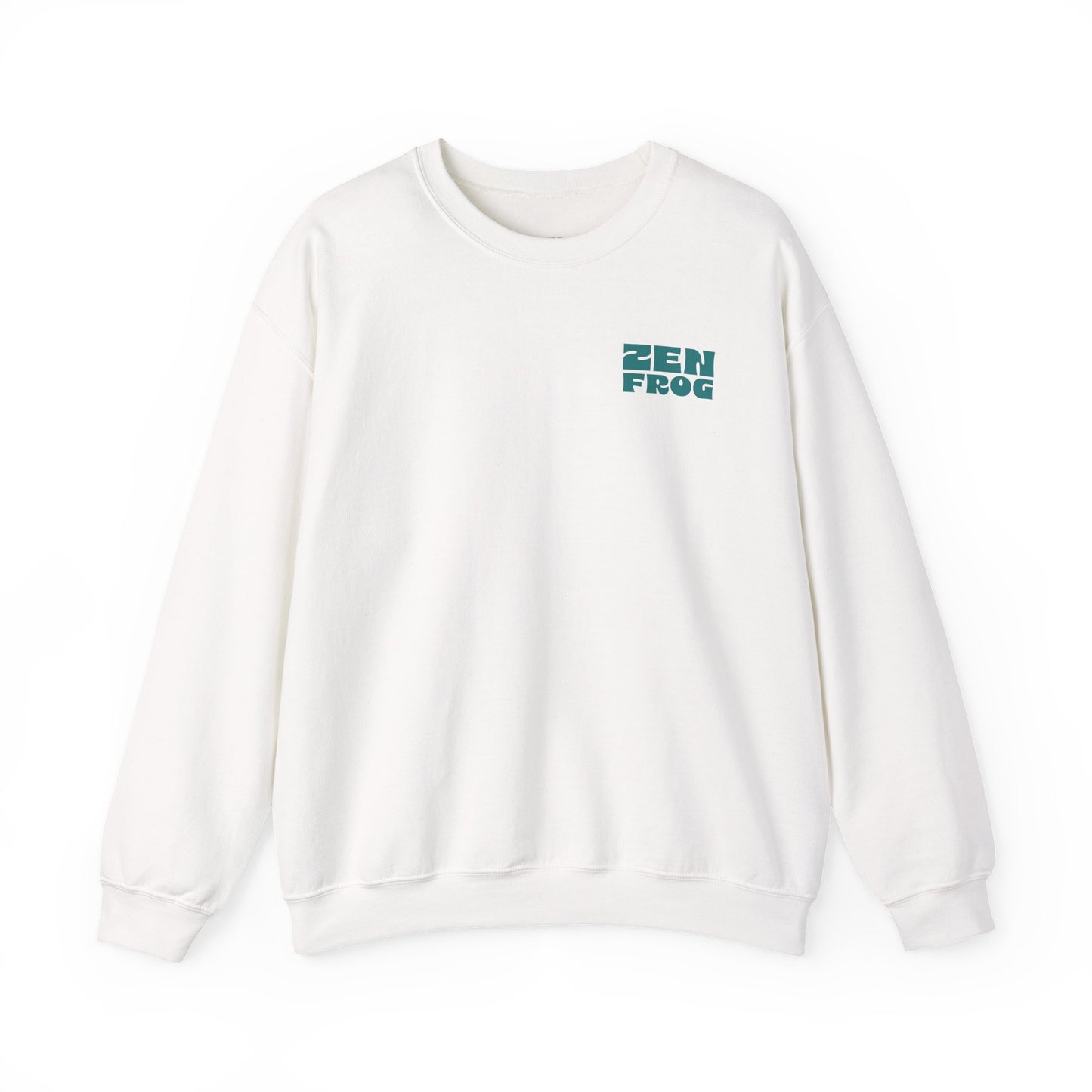 Zen Frog Crewneck Sweatshirt - Relaxed Vibe, Unisex Sweatshirt, Perfect for Cozy Days, Gift for Meditation Lovers, Casual Fashion