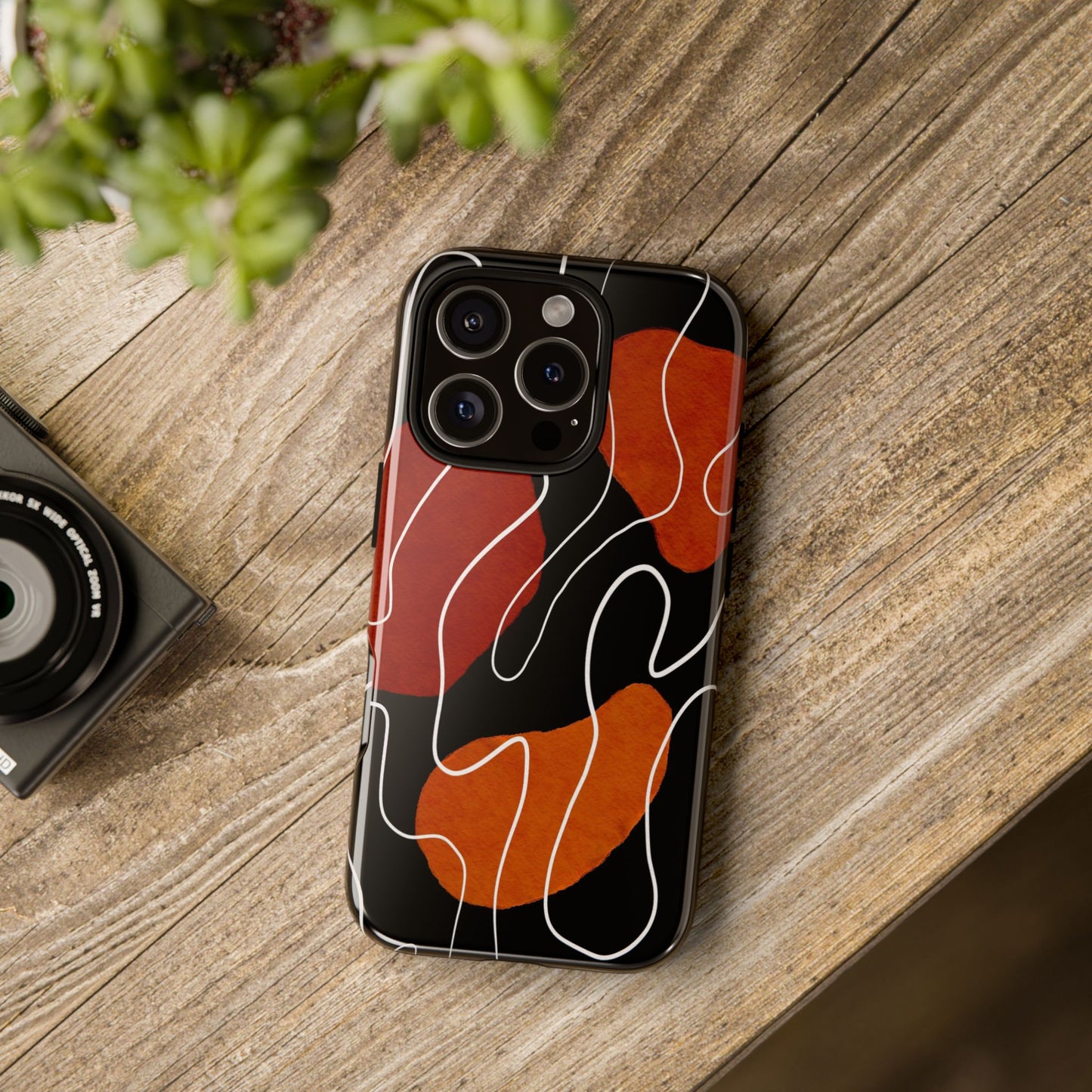 Stylish Phone Case with Abstract Design, Tough Cases for Modern Life, Trendy Phone Accessory, Unique Gift Idea, Holiday Present