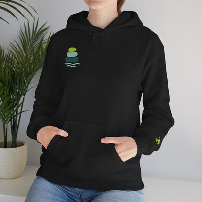 Nature-Inspired Unisex Hooded Sweatshirt, Comfortable Pullover, Casual Clothing, Eco-Friendly Gift, Chill Vibe Hoodie, Relaxing Outfit