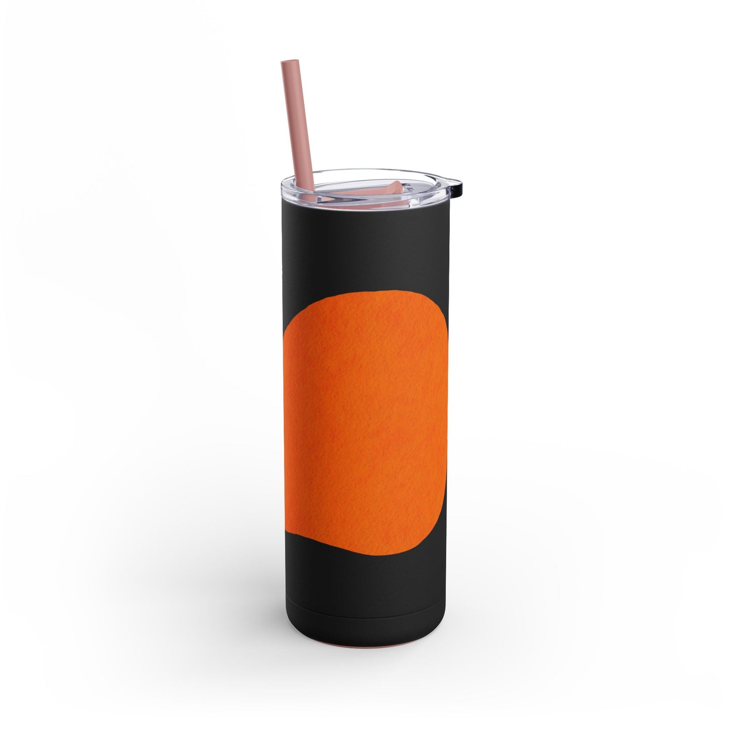 Modern Abstract Skinny Tumbler with Straws, Trendy Drinkware for Stylish Hydration, Ideal for Gifts, Home, and Parties