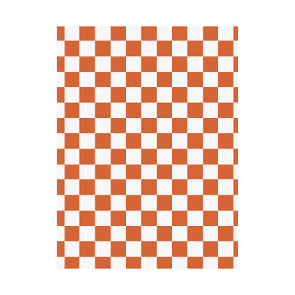 Chic Checkerboard Matte Vertical Posters | Modern Wall Art, Home Decor, Unique Gift, Interior Design, Wall Decoration