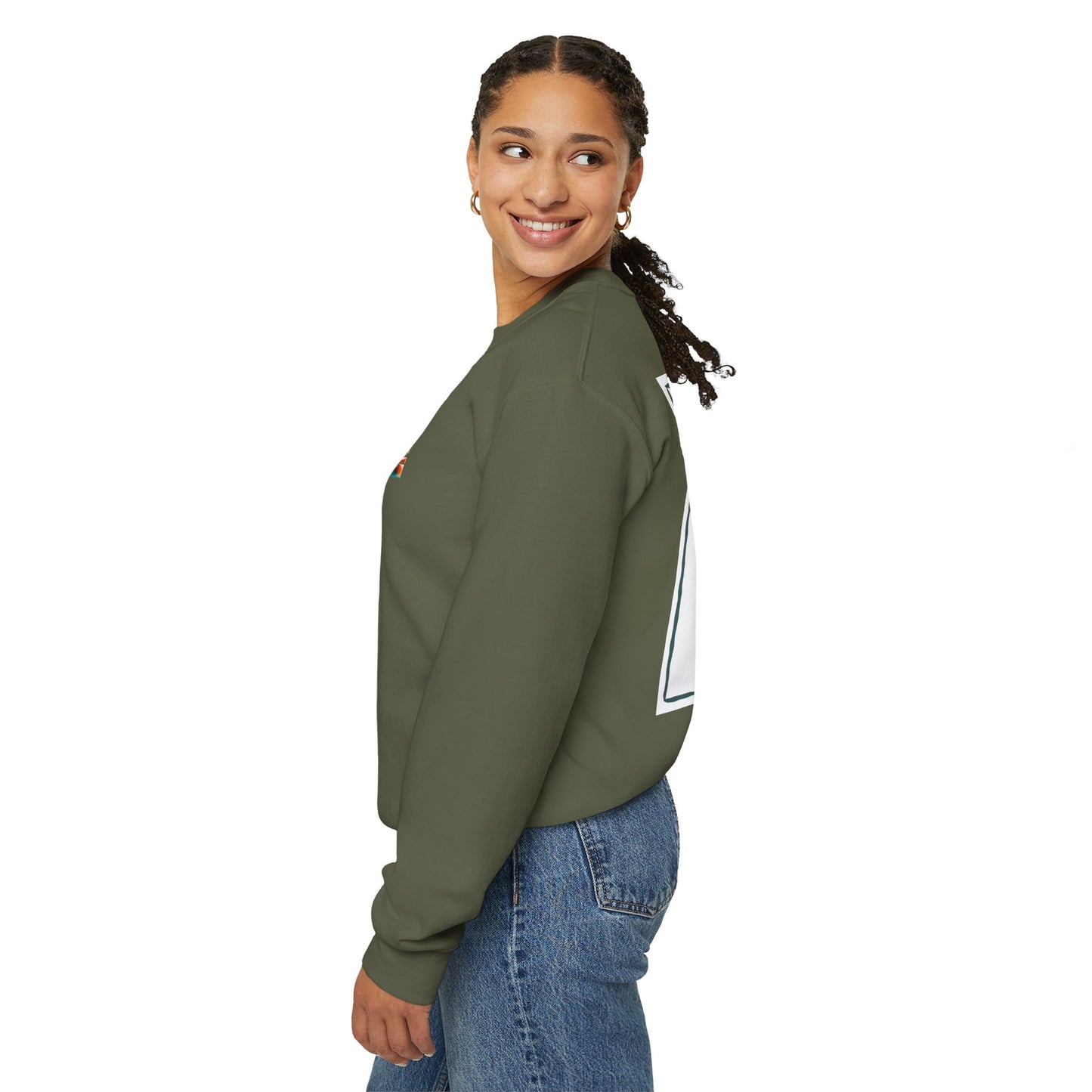 Funky Fish Crewneck Sweatshirt - Zen Frog Cozy & Calm Vibes for All, Perfect Gift for Nature Lovers, Relaxation, and Casual Wear