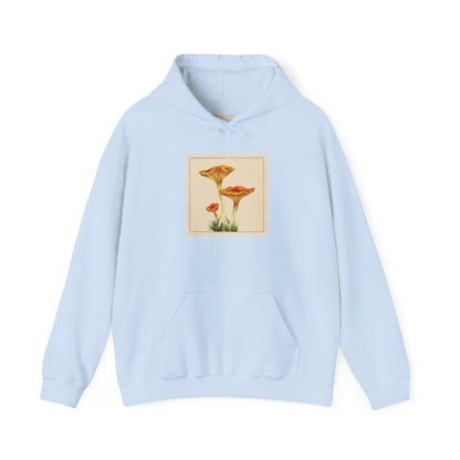 Botanical Print Hoodie, Cozy Sweatshirt, Nature Lover Gift, Comfortable Casual Wear, Fall Fashion, Unisex Hoodie, Comfy Mushroom Hoodie, Nature Vibes, Perfect for Fall