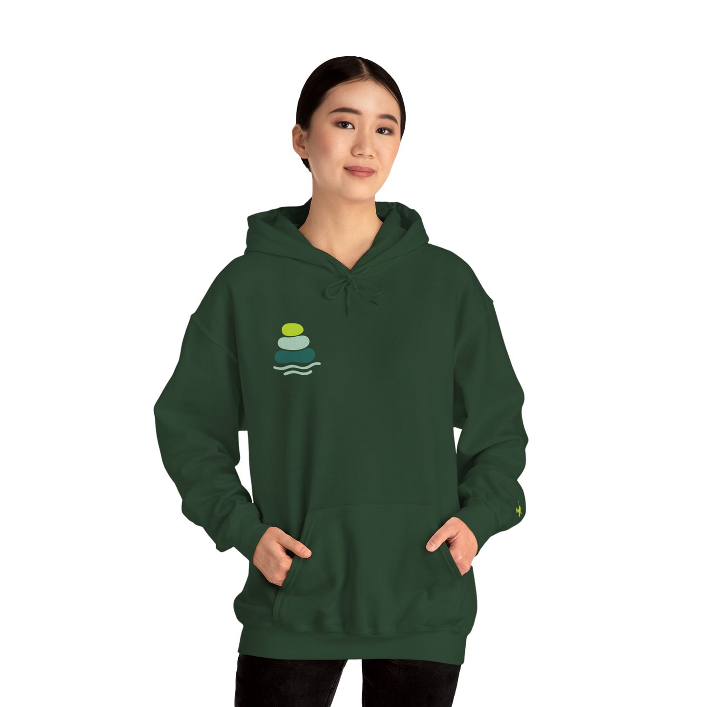 Nature-Inspired Unisex Hooded Sweatshirt, Comfortable Pullover, Casual Clothing, Eco-Friendly Gift, Chill Vibe Hoodie, Relaxing Outfit