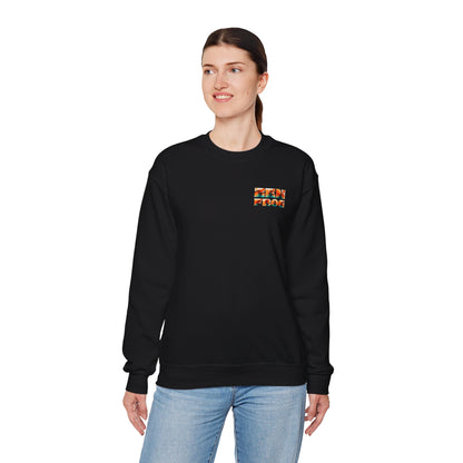 Funky Snake Unisex Crewneck Sweatshirt, Cozy Apparel, Unique Gift, Snake Art, Relaxed Style, Perfect for Casual Outings