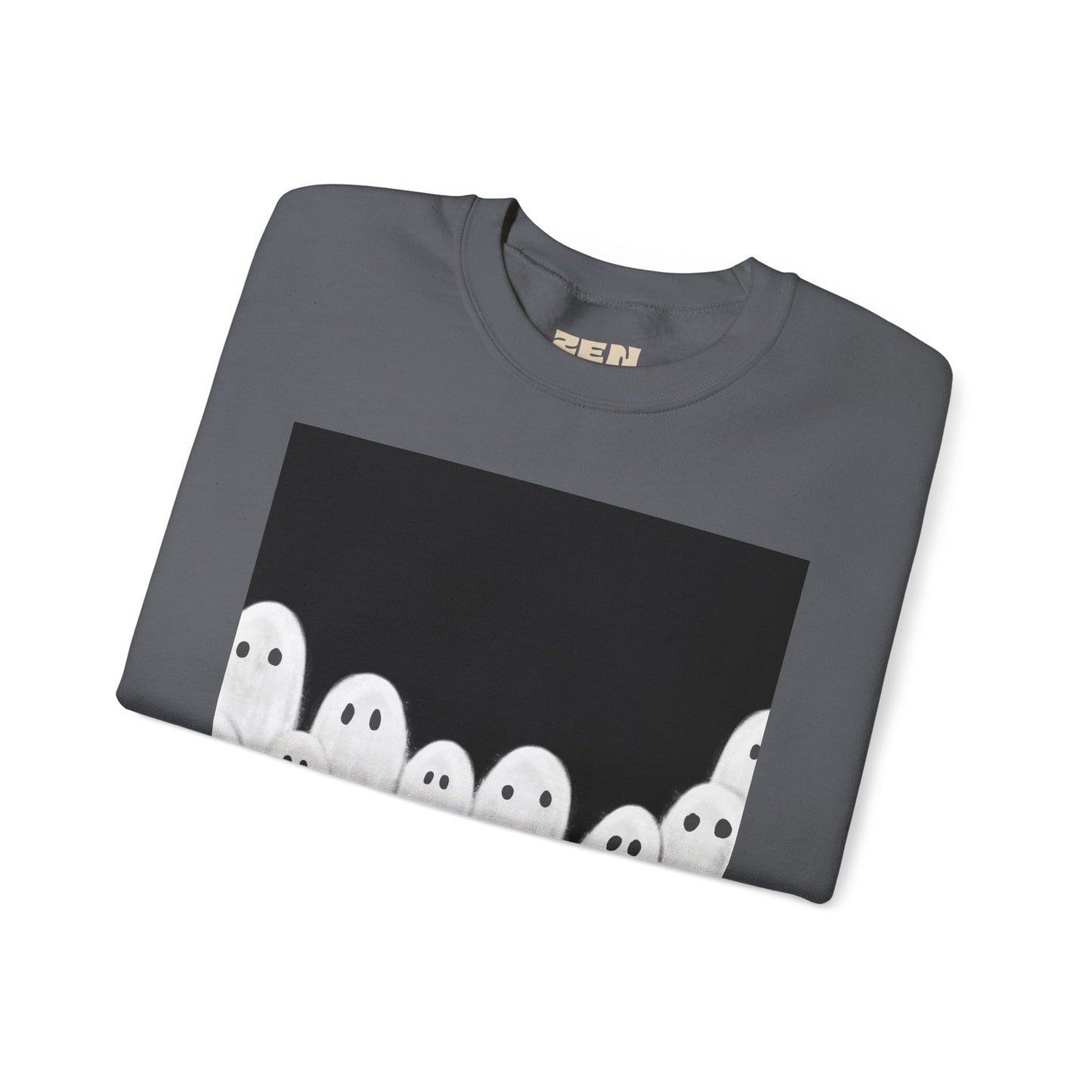 Painted Ghosts Crewneck | Cozy Sweatshirt, Perfect for Halloween, Fall, and Spooky Season