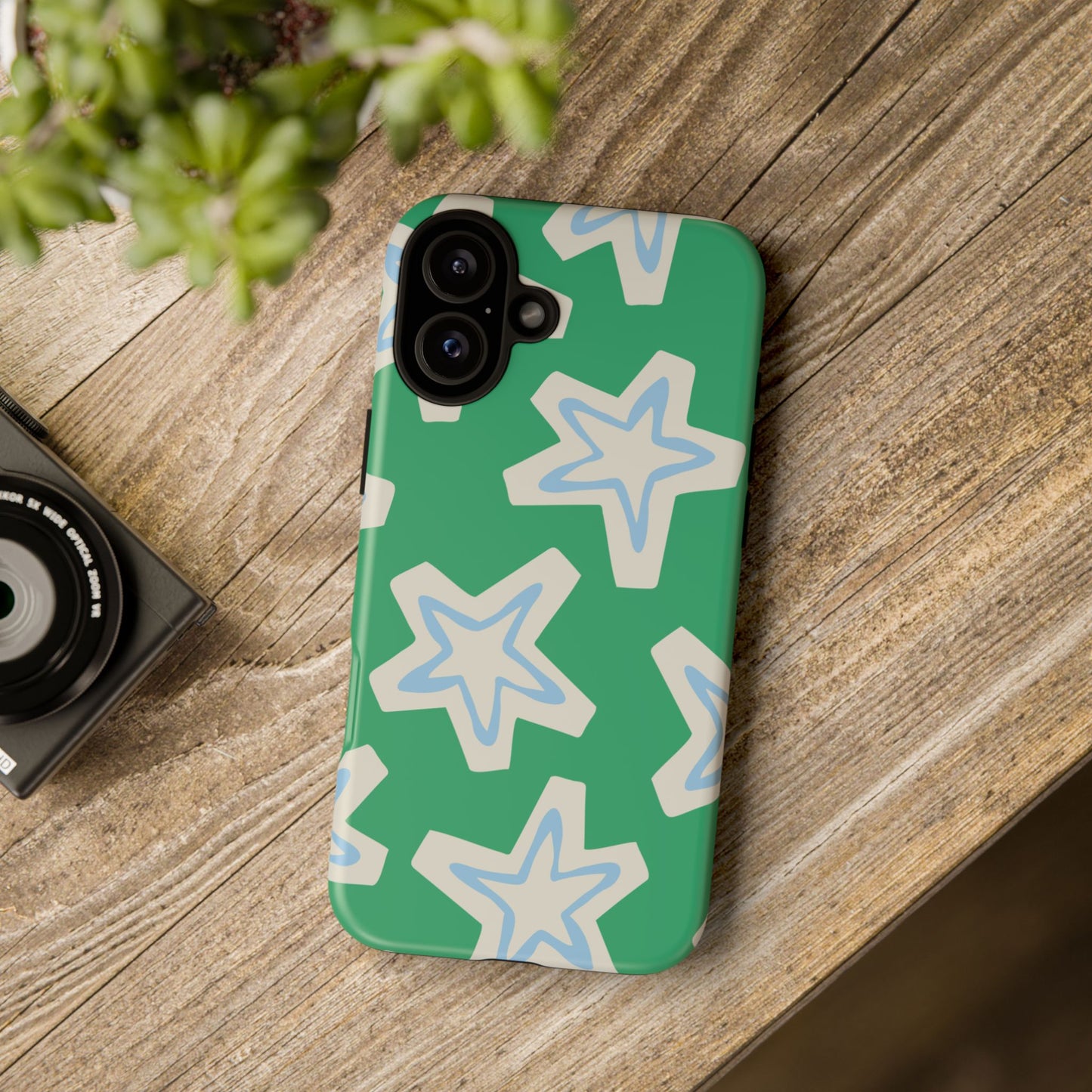 Retro Star Pattern Phone Case | Tough Cases, Colorful Cover for Phones, Phone Accessories, Gift for Her, Trendy Cases
