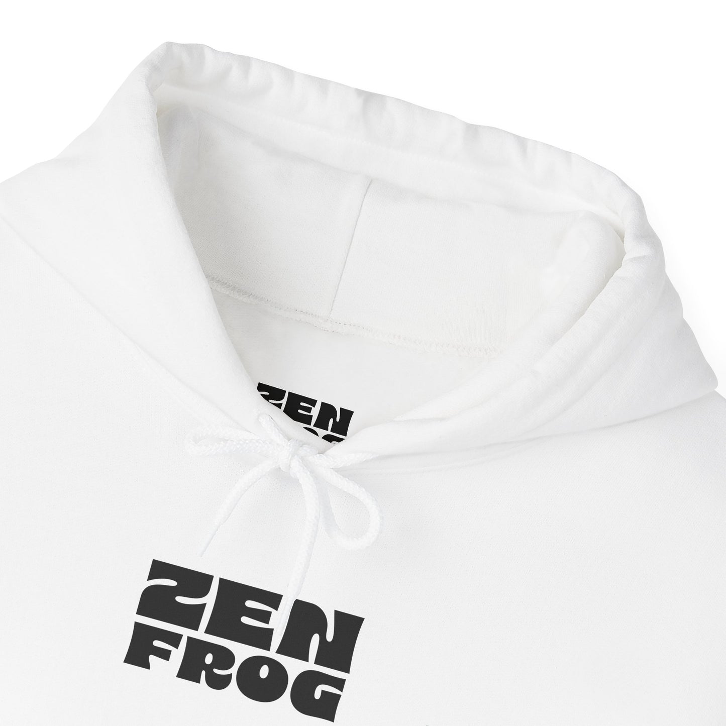 Zen Frog Octopus Unisex Heavy Blend Hooded Sweatshirt, Cozy Graphic Hoodie, Gift for Ocean Lovers, Unique Casual Wear, Relaxed Style