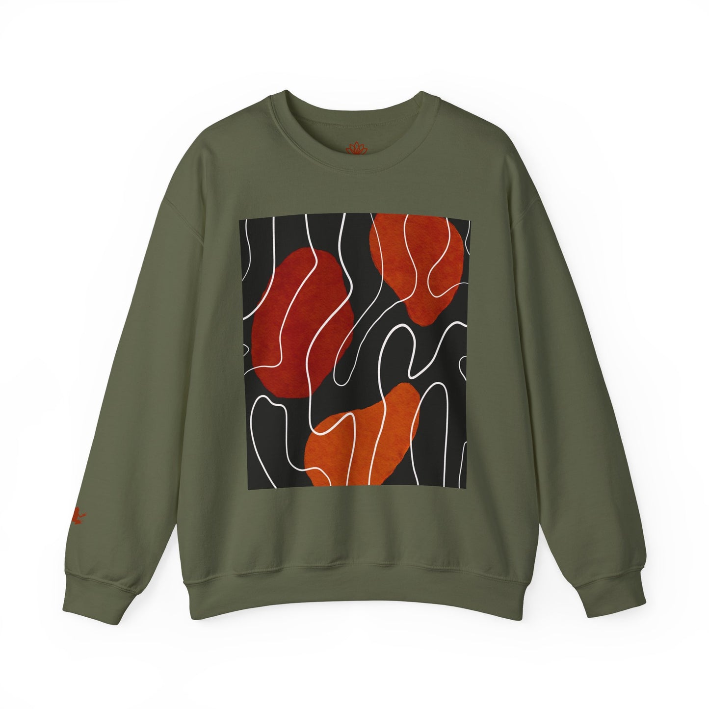 Abstract Modern Crewneck Sweatshirt, Cozy Casual Wear, Gift for Art Lovers, Stylish Layering, Perfect for Fall/Winter, Unique Graphic [...]