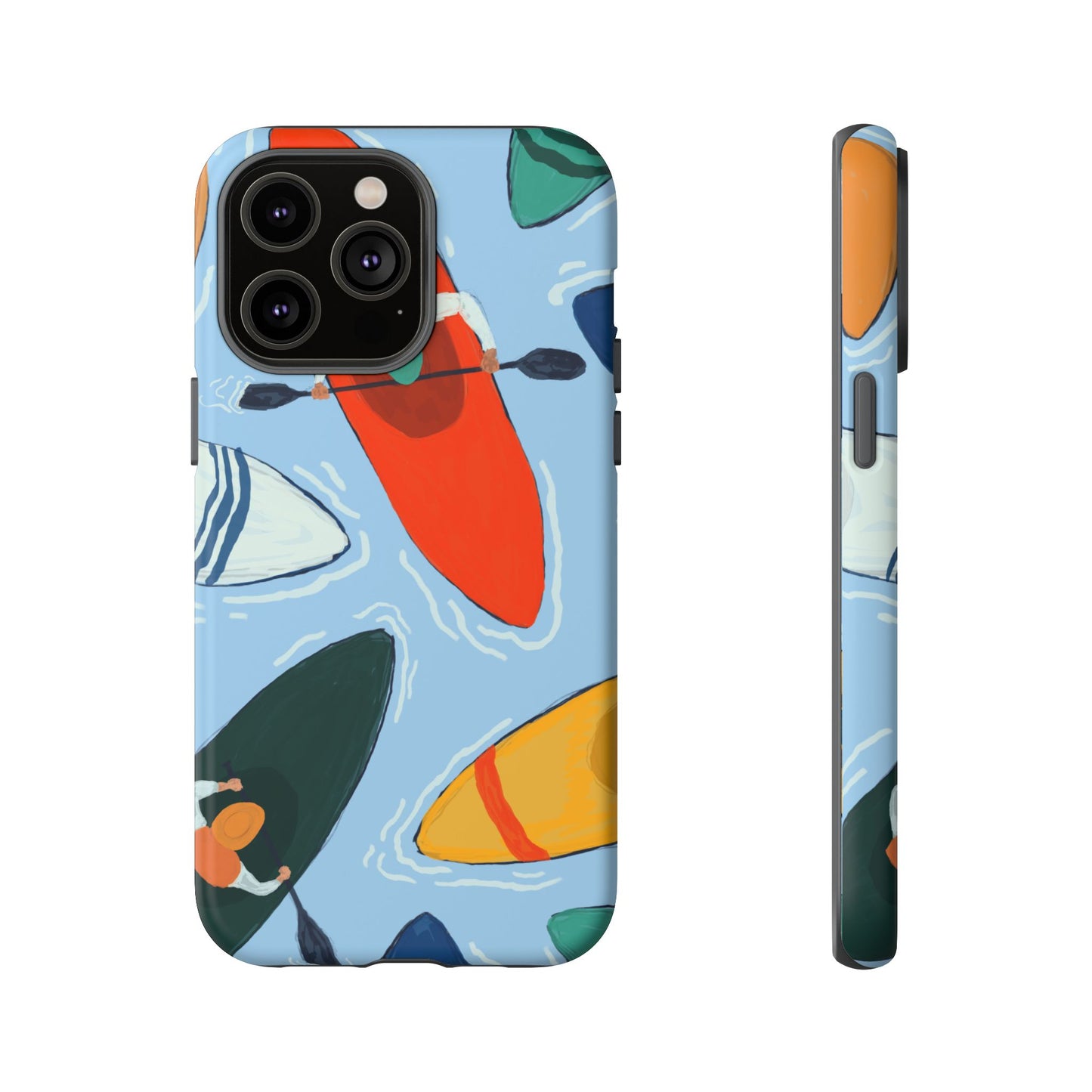 Kayak Phone Case - Tough Cases for Outdoor Enthusiasts, Birthday Gifts, Adventure Gear, Kayaking Accessories, Nature Lover Decor, Artsy Phone Cases