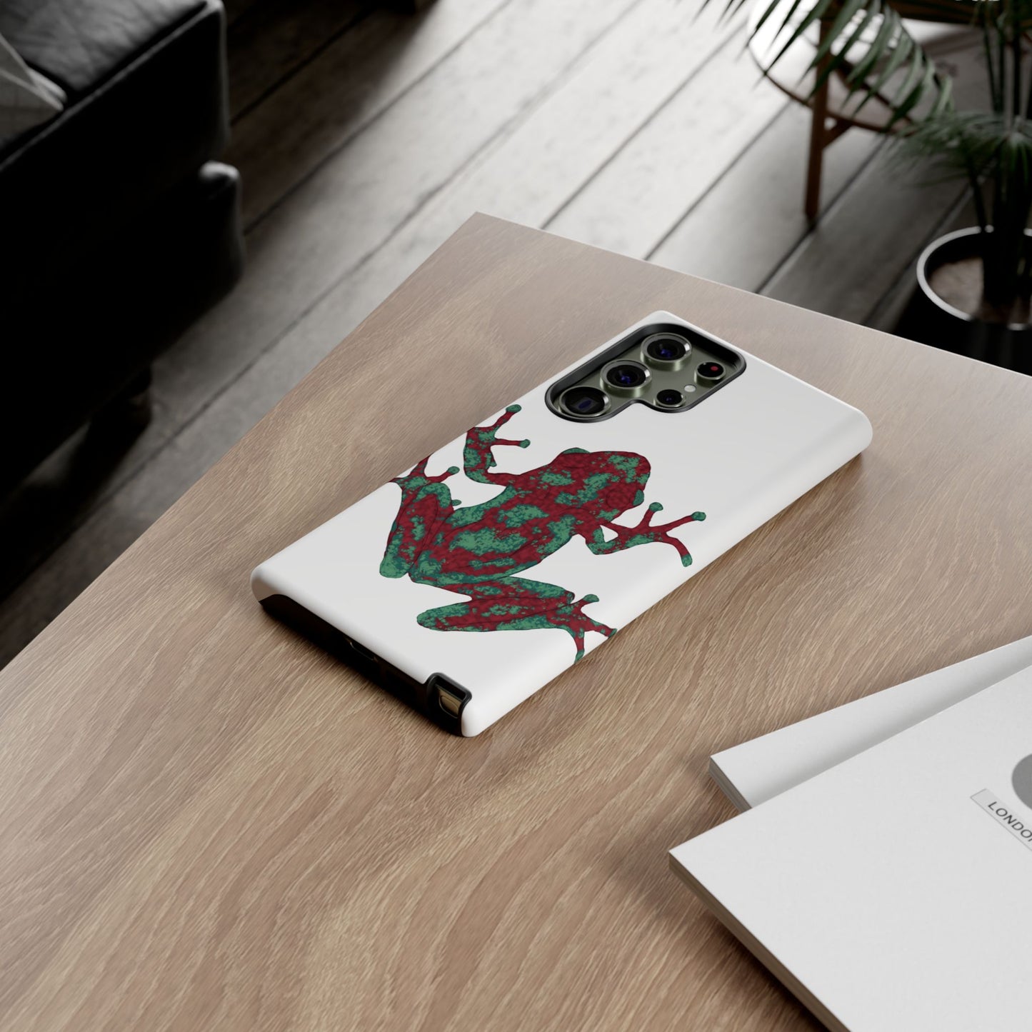Frog Phone Case, Tough Cases, Eco-Friendly Phone Accessories, Unique Gifts for Nature Lovers, Cute Frog Design
