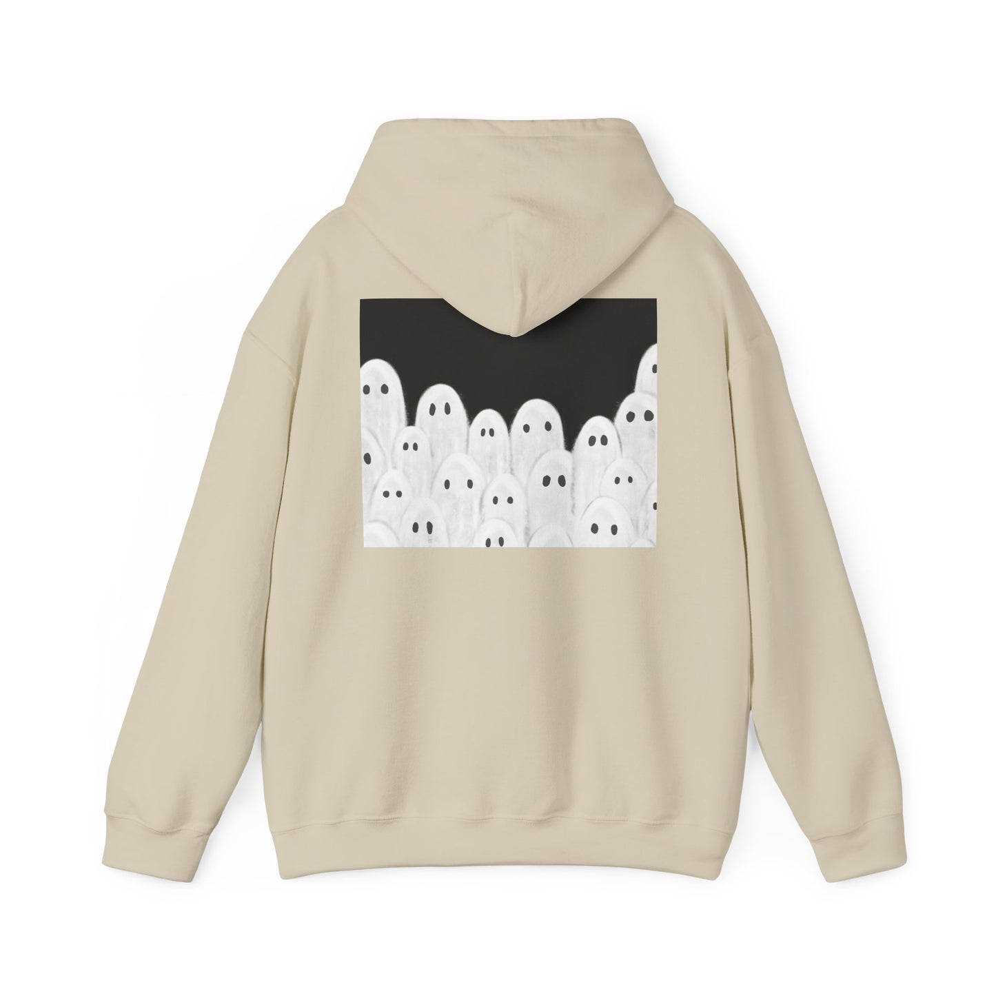 Painted Ghosts Pullover | Halloween Ghost Hoodie, Unisex Boo Sweatshirt, Spooky Gift for Fall, Cozy Halloween Apparel, Ghost Lover Hoodie, Perfect for Spooky Season