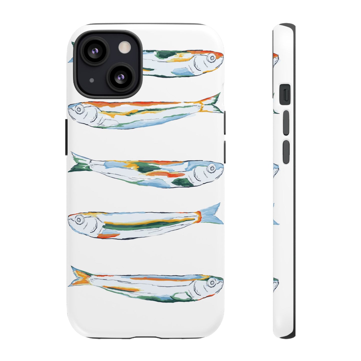 Tough Cases – Artistic Fish Design Phone Case, Unique Gift for Aquatic Lovers, Perfect for Birthdays, Holidays, and Everyday Use, Quirky Cases, Fun Phone Cases