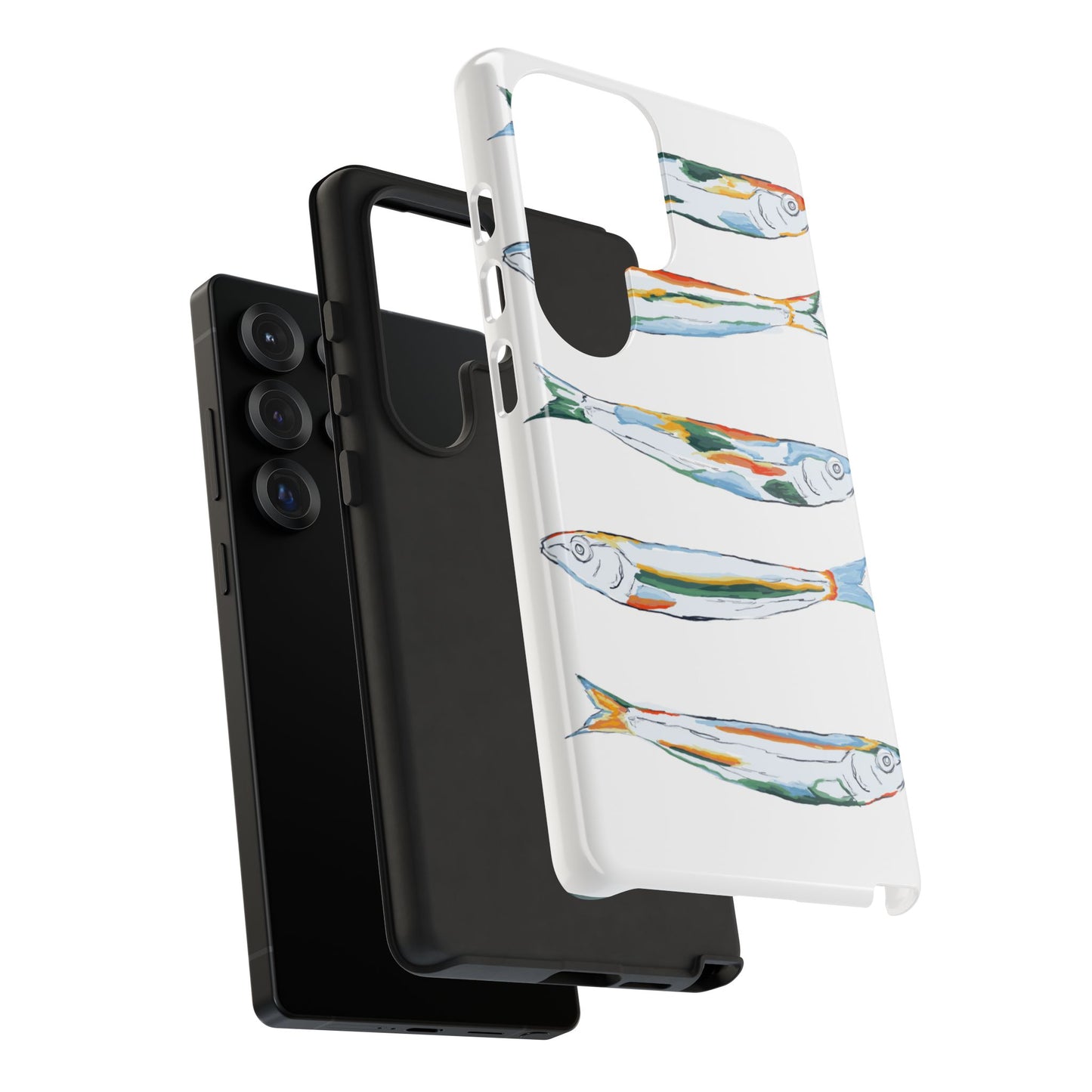 Tough Cases – Artistic Fish Design Phone Case, Unique Gift for Aquatic Lovers, Perfect for Birthdays, Holidays, and Everyday Use, Quirky Cases, Fun Phone Cases