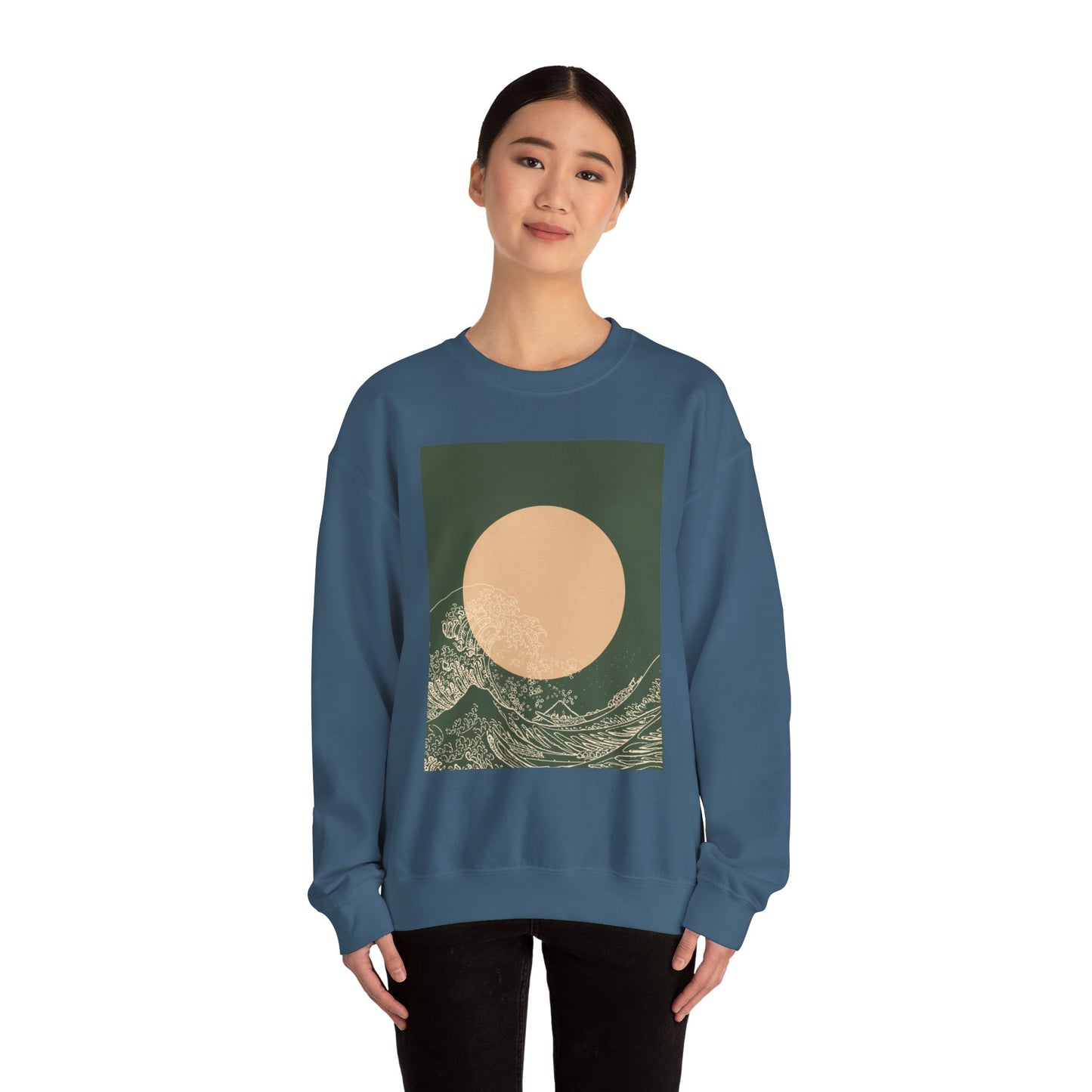 Nature-Inspired Unisex Crewneck Sweatshirt, Cozy Casual Wear, Gift for Outdoor Lovers, Perfect for Fall and Winter