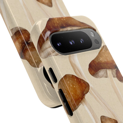 Mushroom Phone Case - Nature Lover, Eco-Friendly Gift, Cute Cell Phone Cover, Aesthetic Tech Accessory, Unique Fall Decor, Artsy Phone Cases, Cute, Gift for Her, Nature-inspired Designs, Durable Cases
