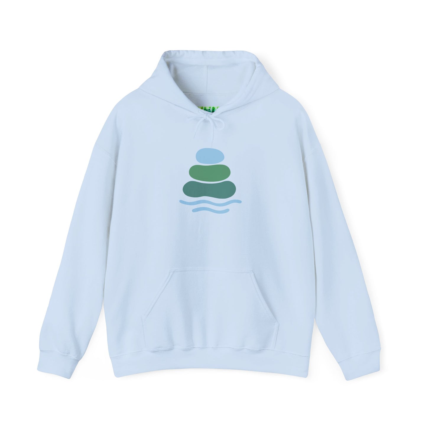 Zen-Inspired Unisex Hooded Sweatshirt, Relaxing Sweatshirt, Comfortable Hoodie, Gift for Meditation Lovers, Cozy Outerwear for All Occasions
