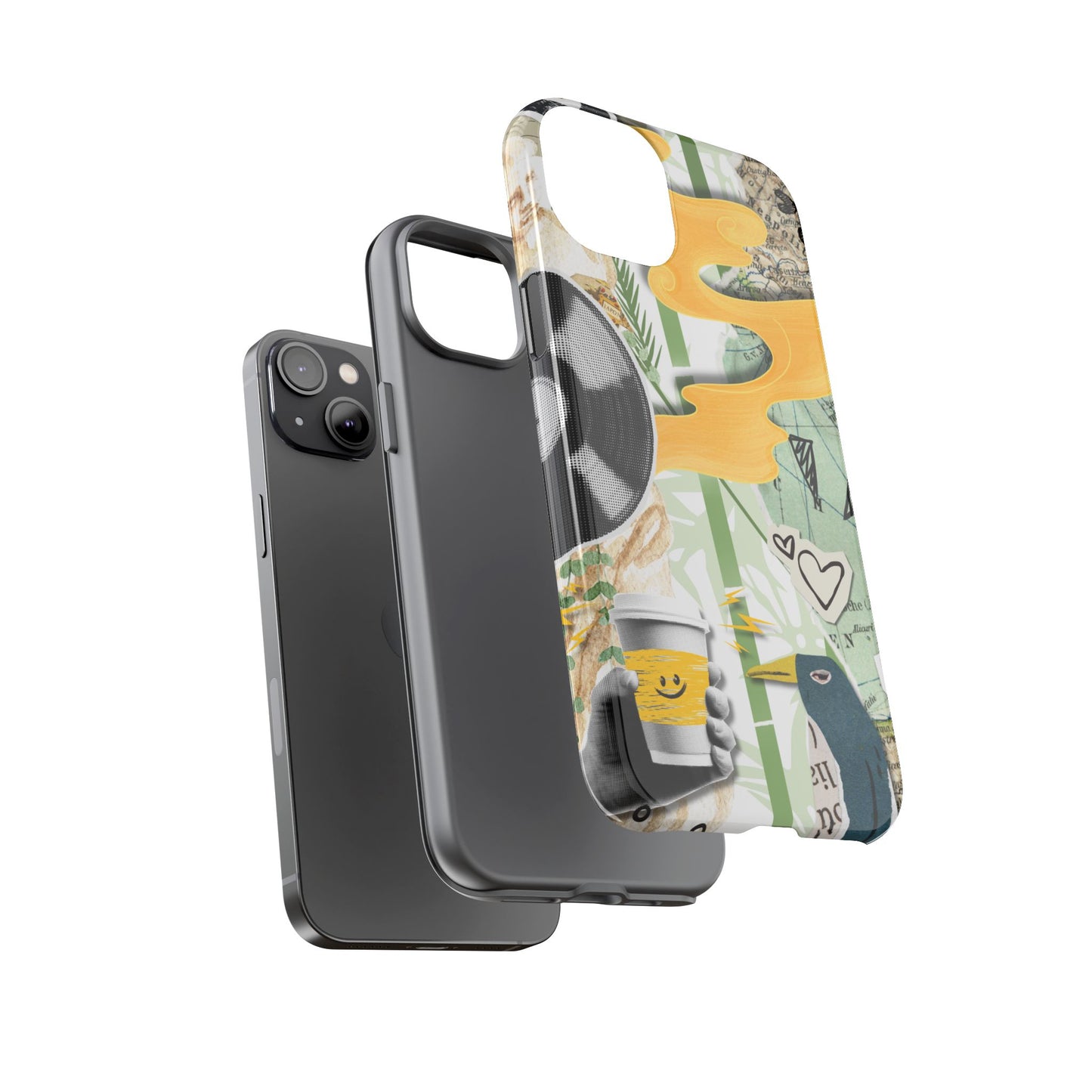 Artistic Phone Case, Unique Cell Phone Cover, Trendy Gifts for Music Lovers, Eco-Friendly Phone Accessory, Stylish Tech Gifts, Cool Cases, Unique Phone Cases