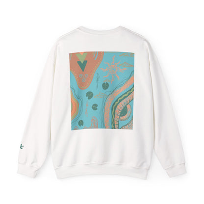 Bohemian Crewneck Sweatshirt, Cozy Sweatshirt for Art Lovers, Unique Graphic Apparel, Perfect Gift for Everyday Wear, Trendy Fashion Hoodie