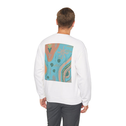 Bohemian Crewneck Sweatshirt, Cozy Sweatshirt for Art Lovers, Unique Graphic Apparel, Perfect Gift for Everyday Wear, Trendy Fashion Hoodie