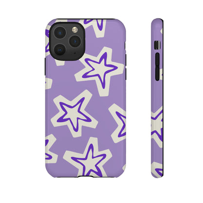 Starry Pattern Phone Case, Cute Star Design, Tough Phone Cover, Gifts for Her, Stylish Phone Accessory