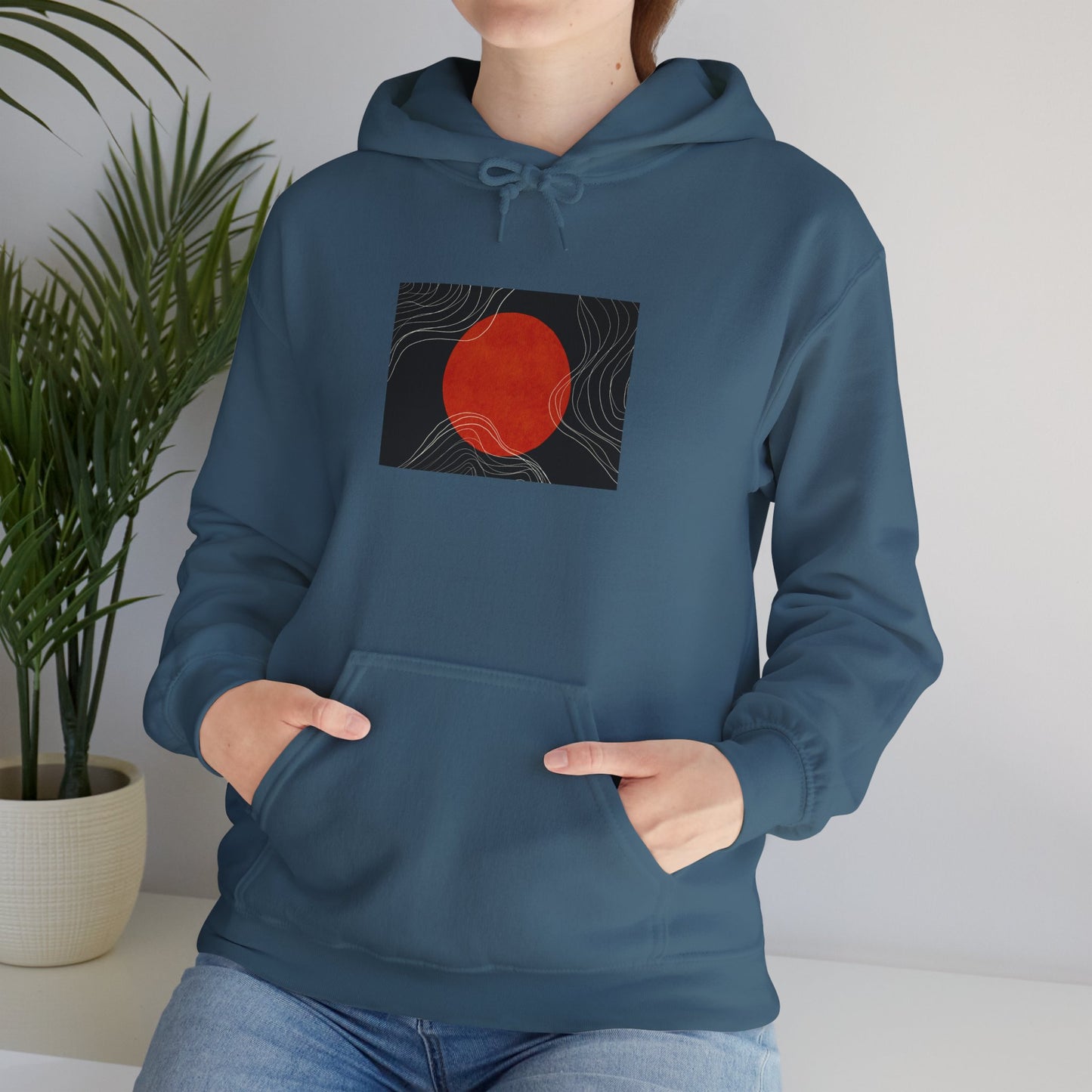 Minimalist Graphic Hoodie for Comfort, Cozy Sweatshirt for Everyday Wear, Trendy Hooded Pullover, Casual Gift for Friends