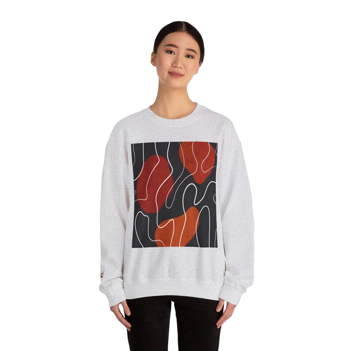 Abstract Modern Crewneck Sweatshirt, Cozy Casual Wear, Gift for Art Lovers, Stylish Layering, Perfect for Fall/Winter, Unique Graphic [...]