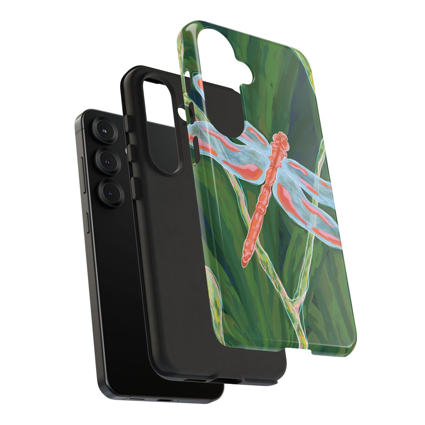 Dragonfly Phone Case, Tough Cases for Nature Lovers, Unique Phone Cover, Eco-Friendly Gift, Colorful Protection