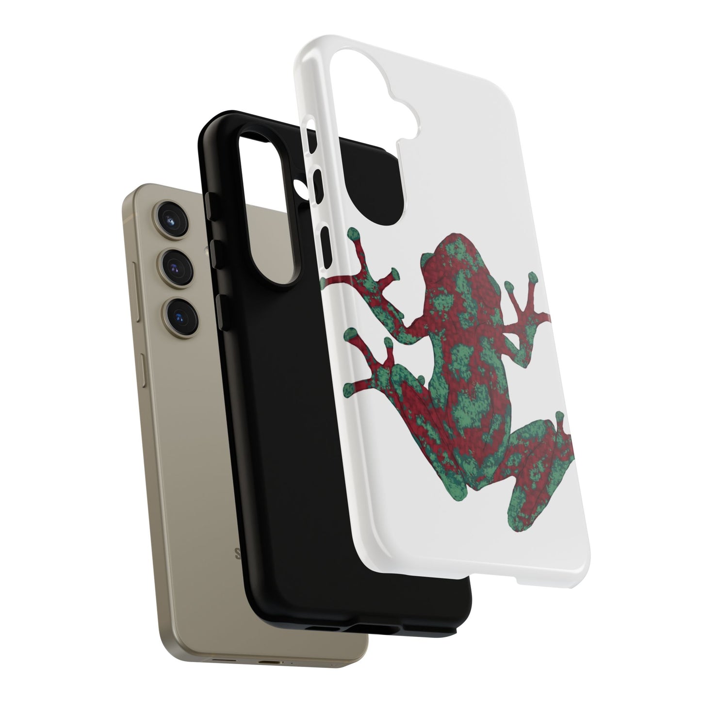 Frog Phone Case, Tough Cases, Eco-Friendly Phone Accessories, Unique Gifts for Nature Lovers, Cute Frog Design