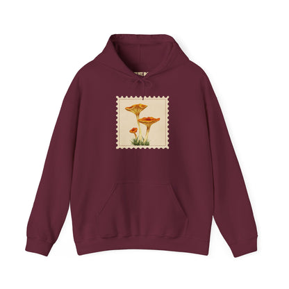 Botanical Print Hoodie, Cozy Sweatshirt, Nature Lover Gift, Comfortable Casual Wear, Fall Fashion, Unisex Hoodie, Comfy Mushroom Hoodie, Nature Vibes, Perfect for Fall