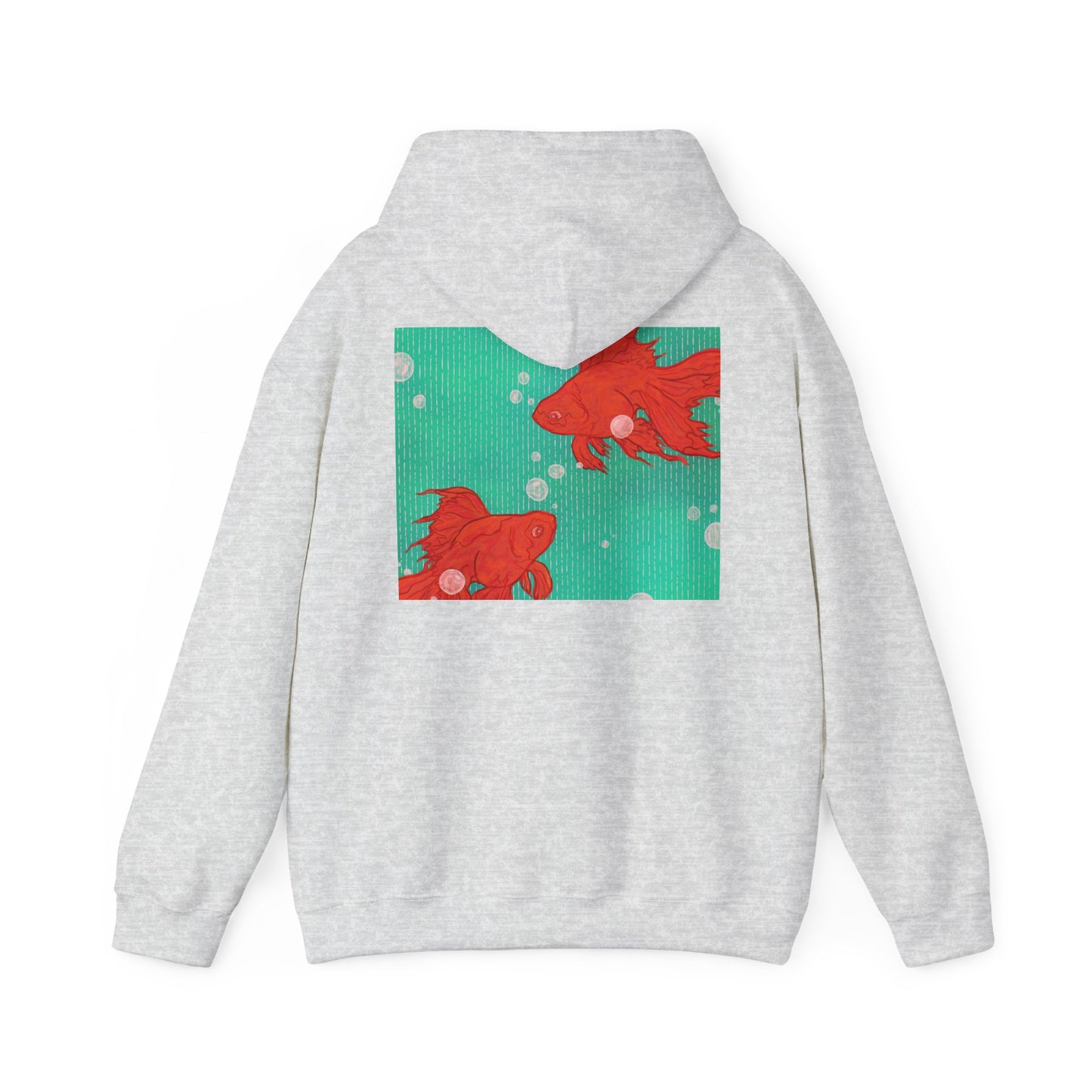 Colorful Goldfish Hoodie, Unisex Sweatshirt, Cozy Everyday Wear, Perfect for Gifts, Fun Fashion for Animal Lovers, Vibrant Pullover