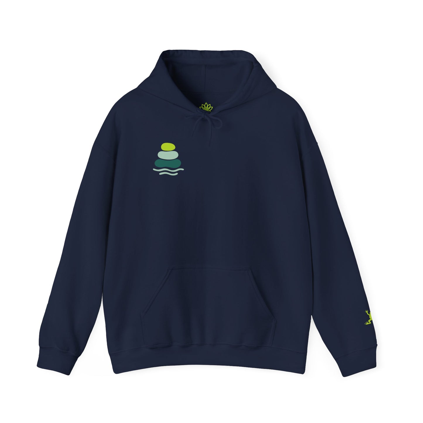 Nature-Inspired Unisex Hooded Sweatshirt, Comfortable Pullover, Casual Clothing, Eco-Friendly Gift, Chill Vibe Hoodie, Relaxing Outfit