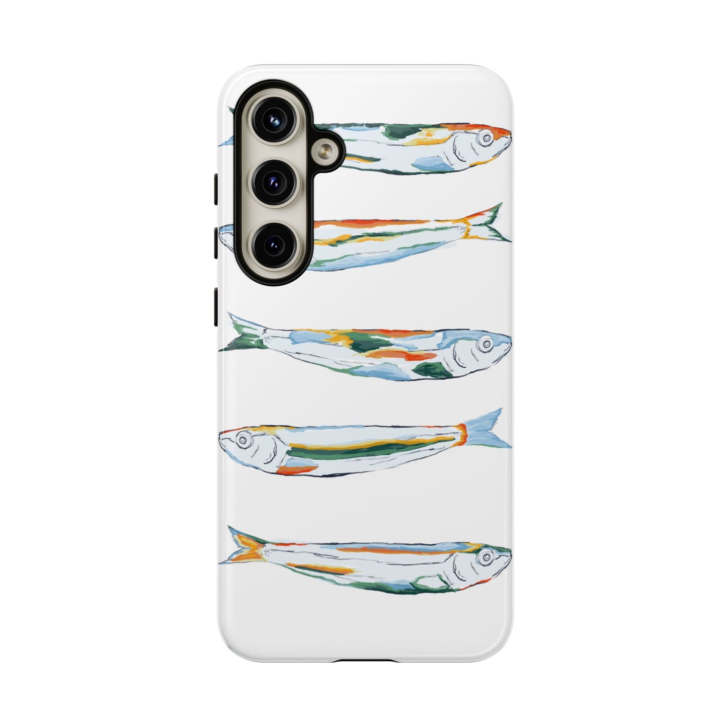 Tough Cases – Artistic Fish Design Phone Case, Unique Gift for Aquatic Lovers, Perfect for Birthdays, Holidays, and Everyday Use, Quirky Cases, Fun Phone Cases