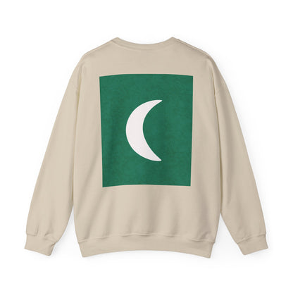 Zen Frog Crewneck Sweatshirt | Cozy Unisex Pullover for Relaxation, Ideal Gift for Nature Lovers, Perfect for Lounging and Casual Outings, Moon, Gift for Him, Gift for Her
