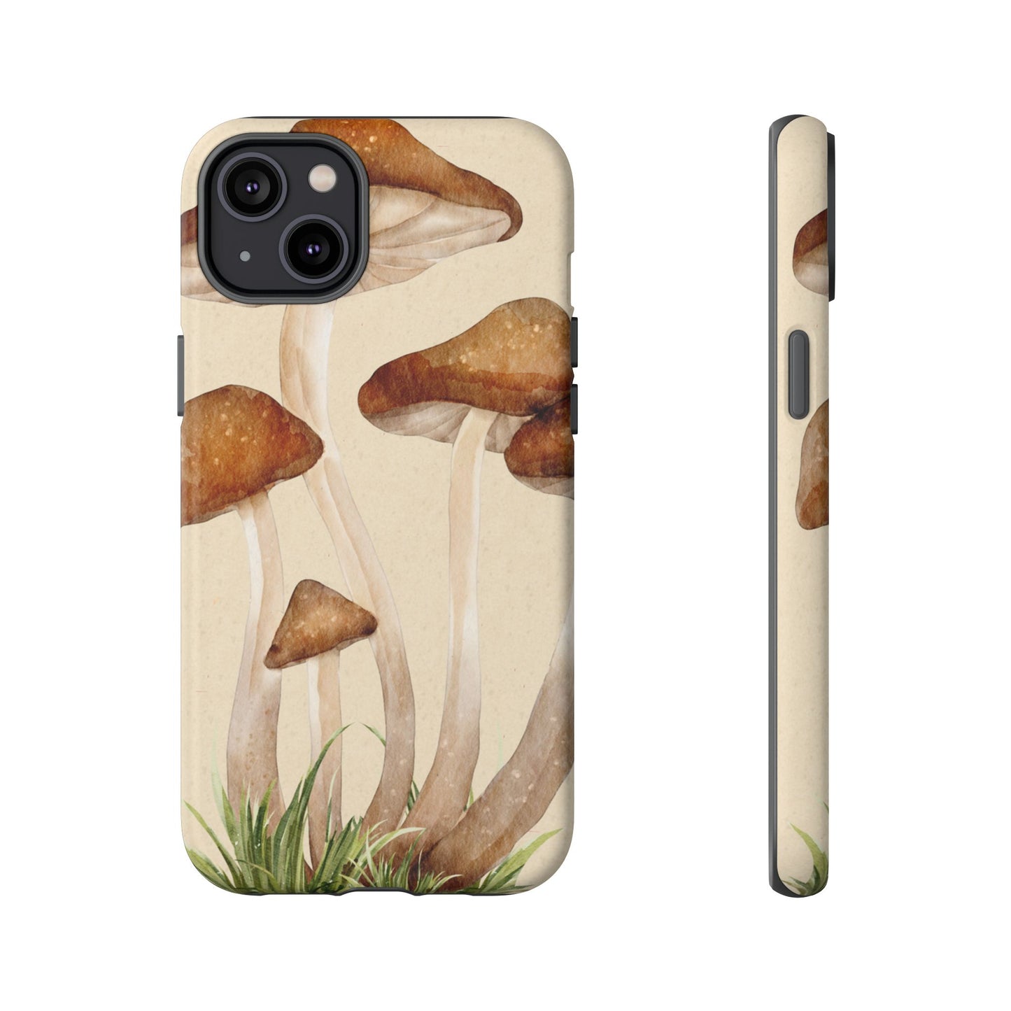 Mushroom Phone Case - Nature Lover, Eco-Friendly Gift, Cute Cell Phone Cover, Aesthetic Tech Accessory, Unique Fall Decor, Artsy Phone Cases, Cute, Gift for Her, Nature-inspired Designs, Durable Cases