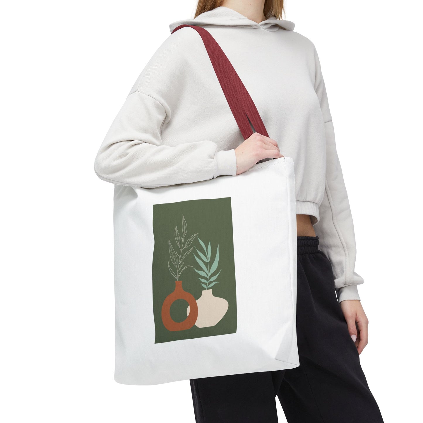 Stylish AOP Tote Bag, Eco-Friendly Shopping Bag, Reusable Carryall, Art Print Handbag, Gift for Her