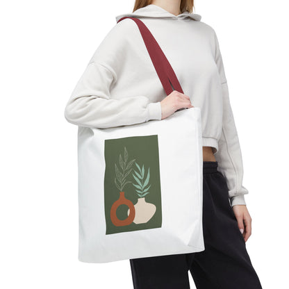 Stylish AOP Tote Bag, Eco-Friendly Shopping Bag, Reusable Carryall, Art Print Handbag, Gift for Her