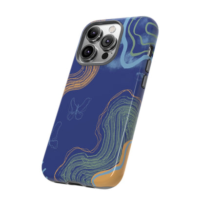 Artistic Phone Case, Abstract Phone Cover, Gift for Her, Modern Design, Boho Phone Case, Unique Phone Accessories