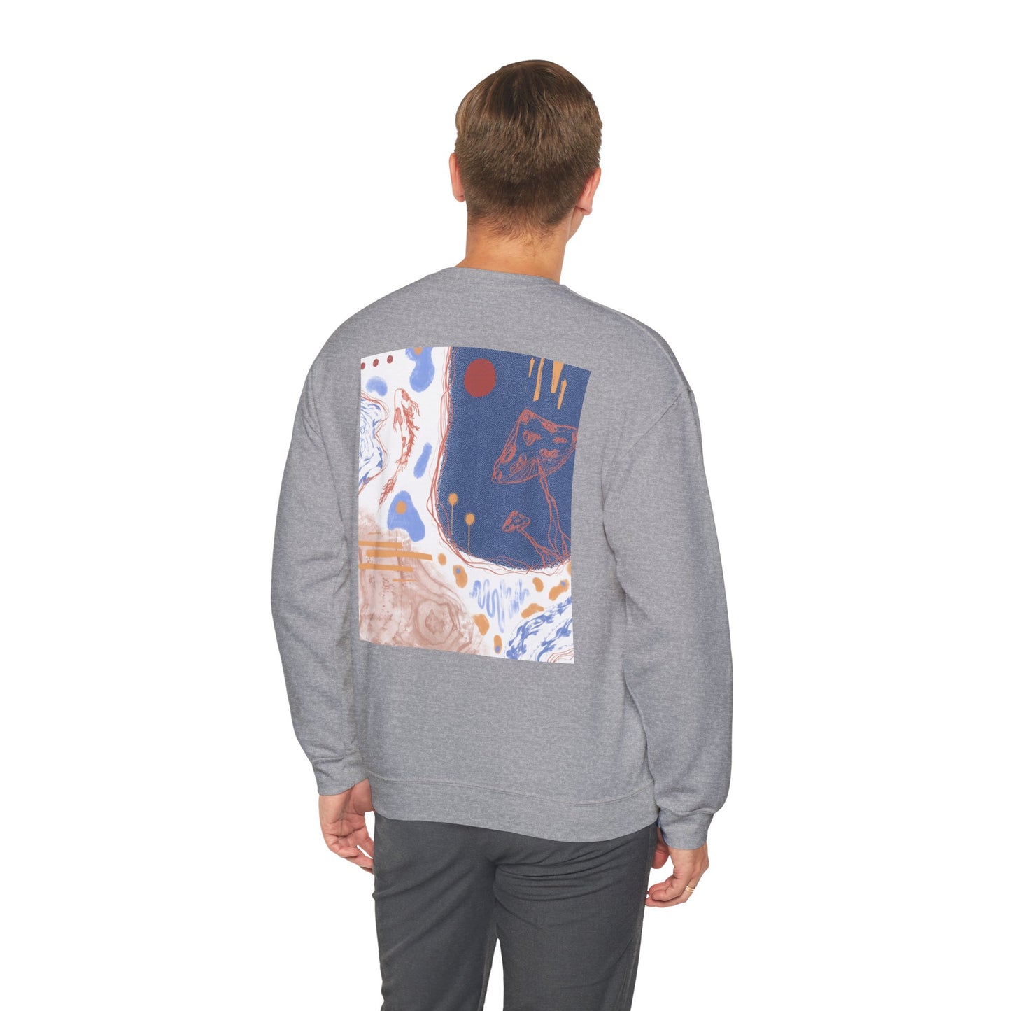 Artistic Unisex Crewneck Sweatshirt - Cozy Comfort, Colorful Designs, Gifts for Art Lovers, Relaxing Vibes, Everyday Wear, Unique Style