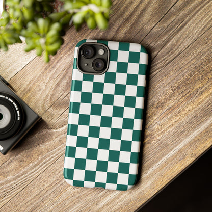 Stylish Checkered Phone Case, Protective Cover, Unique Gift, Trendy Accessory, Customizable Design, Ideal for All Ages