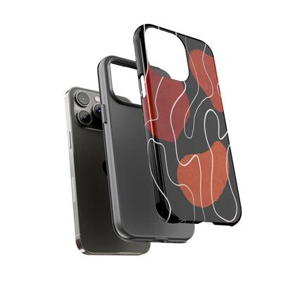 Stylish Phone Case with Abstract Design, Tough Cases for Modern Life, Trendy Phone Accessory, Unique Gift Idea, Holiday Present