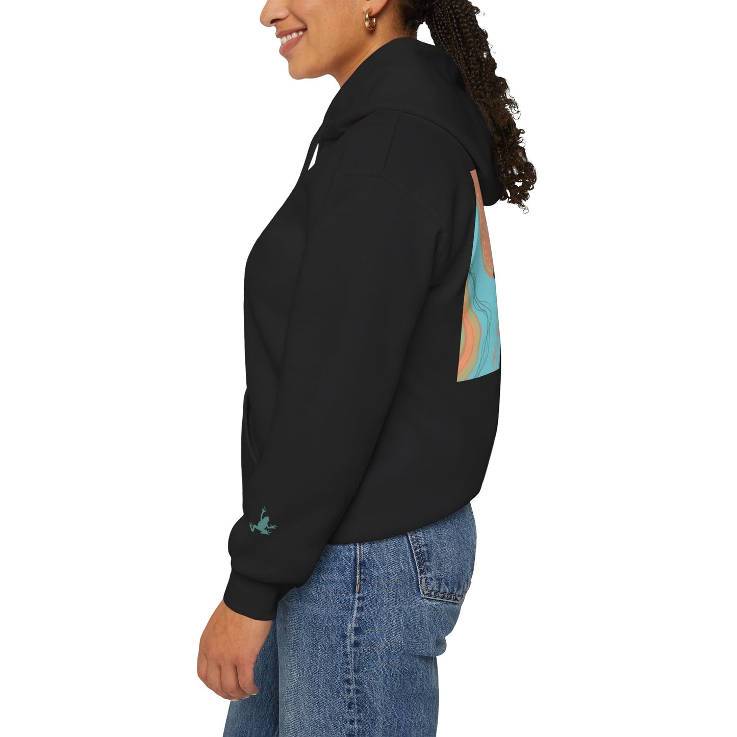 Chic Abstract Art Hoodie for Comfort & Style, Unisex Pullover, Cozy Sweatshirt, Trendy Gift for Art Lovers, Casual Outfit Must-Have