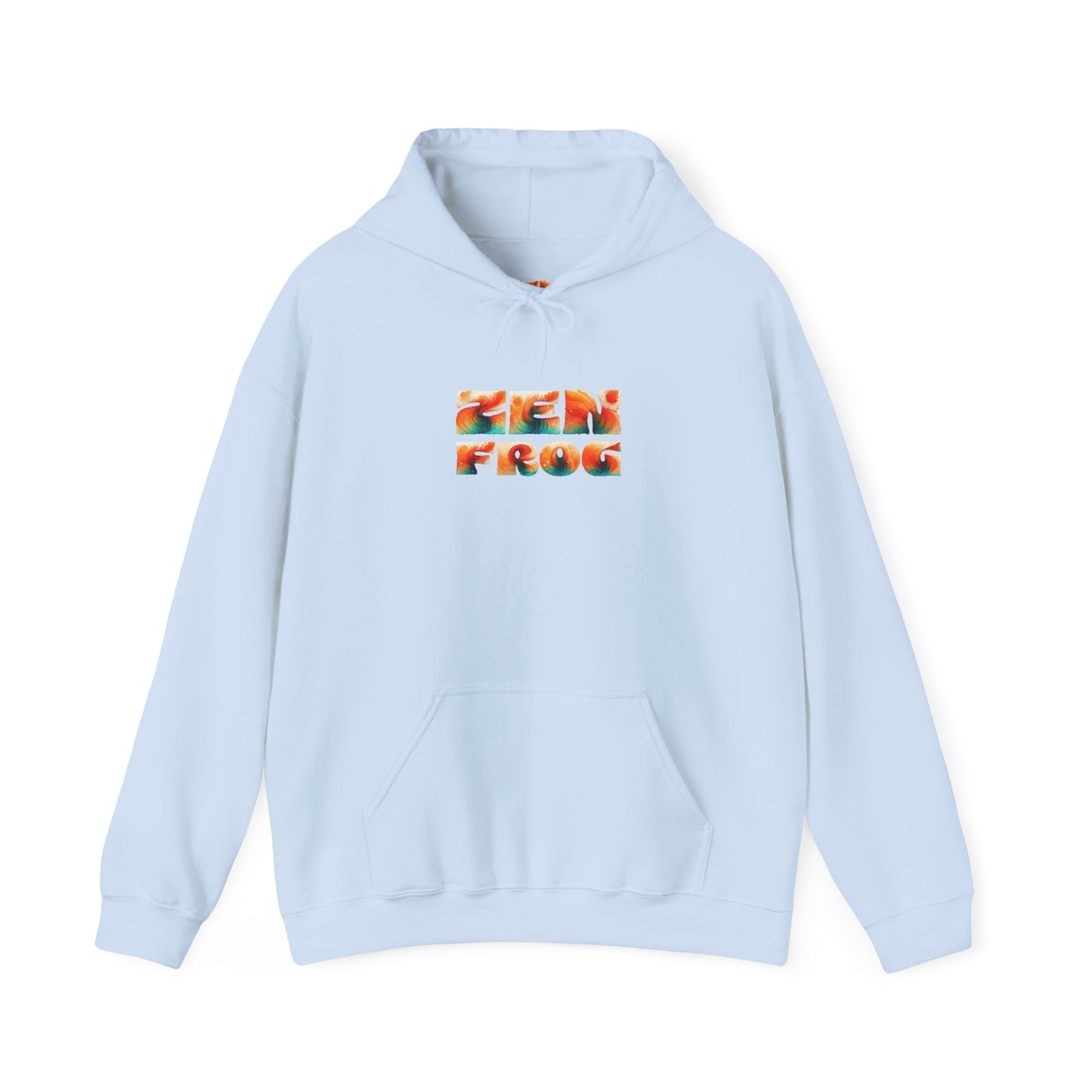 Vibrant Unisex Hoodie with Zen Frog and Snake Design, Cool Gift for Nature Lovers, Casual Wear for All Occasions, Gift for Her, Cool Hoodies