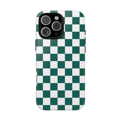 Stylish Checkered Phone Case, Protective Cover, Unique Gift, Trendy Accessory, Customizable Design, Ideal for All Ages